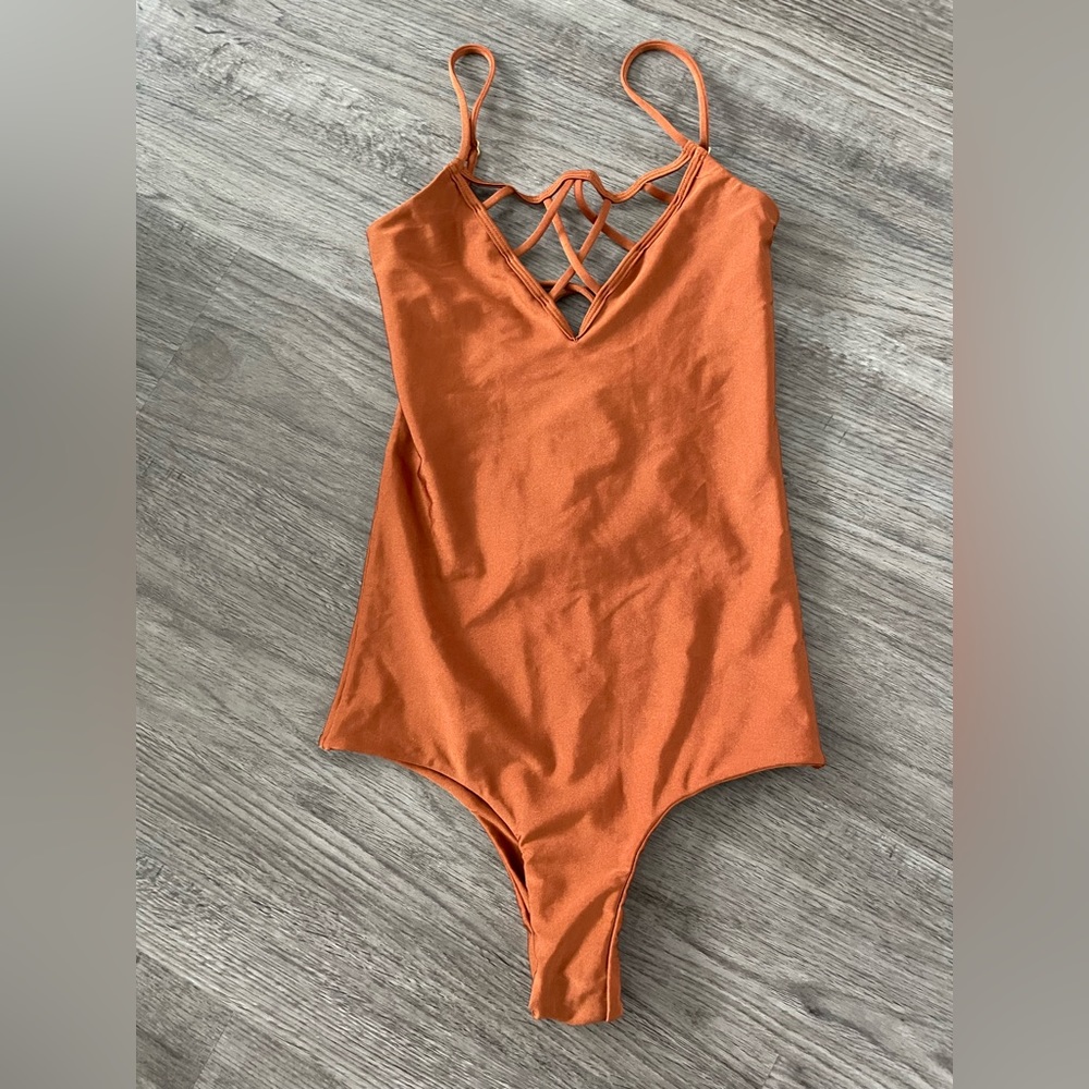 Issademar swimwear São Paulo one piece orange medium